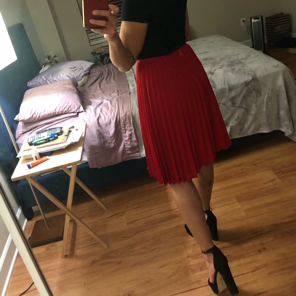 NWOT Calvin Klein Pleaded Skirt
